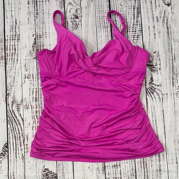 Anne Cole Pink Swim‎ Camisole Sz. 38D - Picture 1 of 7